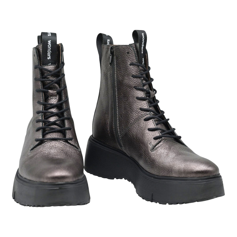 Wonders 9350 Αρβυλάκια Flatform - Plomo