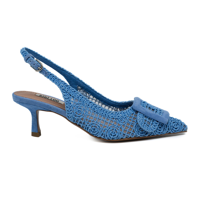 Bibi Lou 652 Slingback Μυτερές Γόβες - Azul