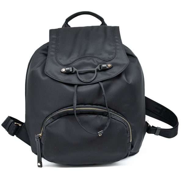 Borbonese 923404 Τσάντα Backpack με Γαζιά - Μαύρη