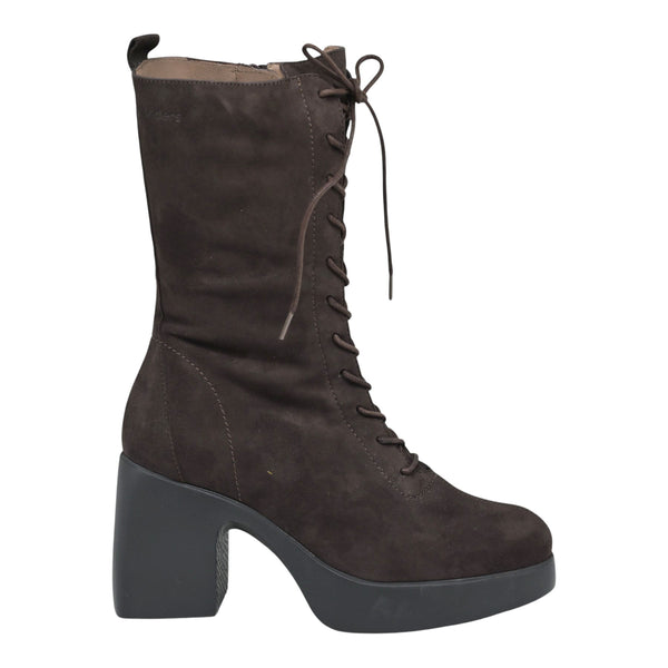 Wonders 4904 Μπότες Lace Up με Τακούνι - Testa Καστόρ