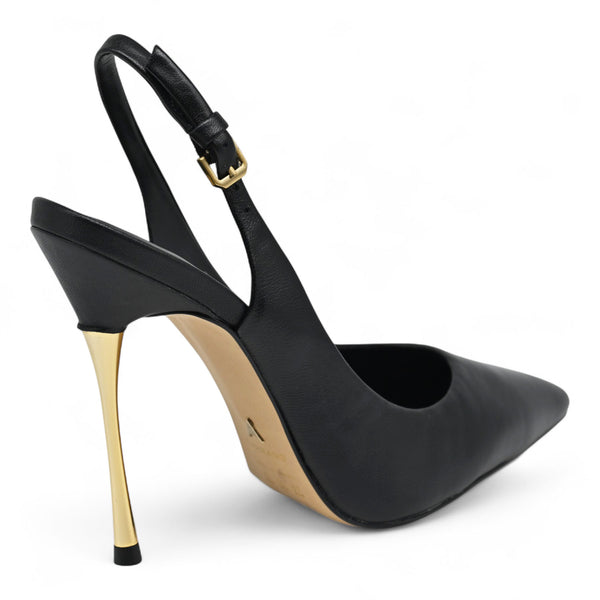 Carrano 151286 Γόβες Στιλέτο Slingback Μυτερές - Μαύρο
