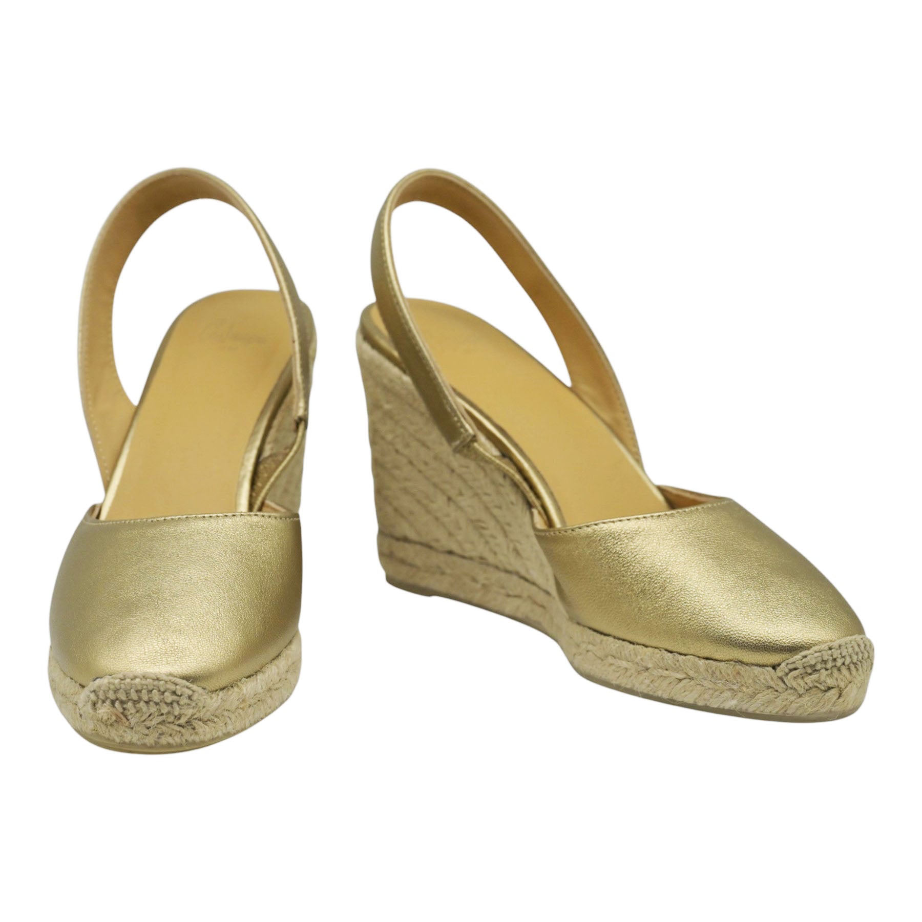 Castaner Carisa Πλατφόρμες Εσπαντρίγιες Slingback - Oro