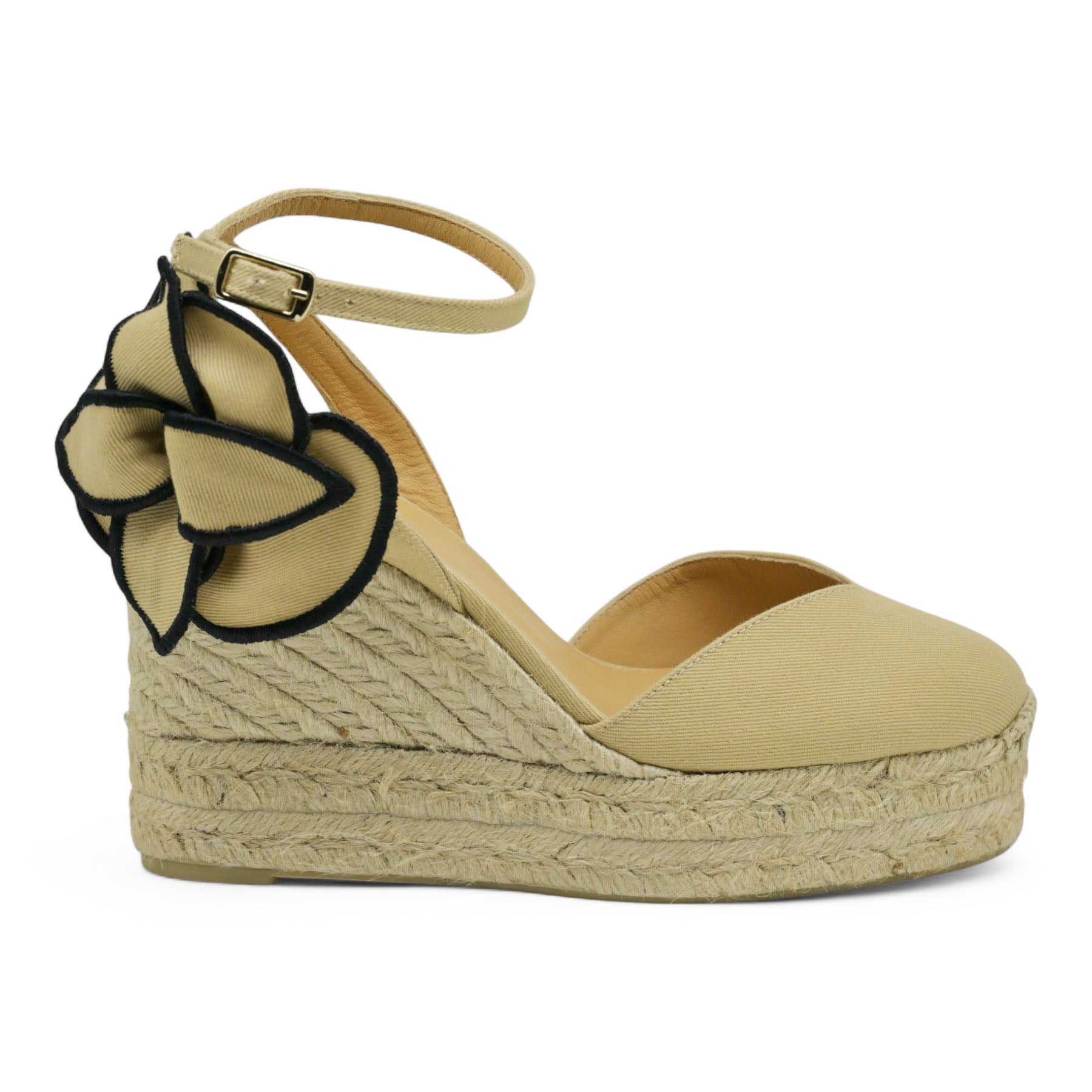 CASTANER Πλατφόρμες Εσπαντρίγιες με Λουλούδι - Saud