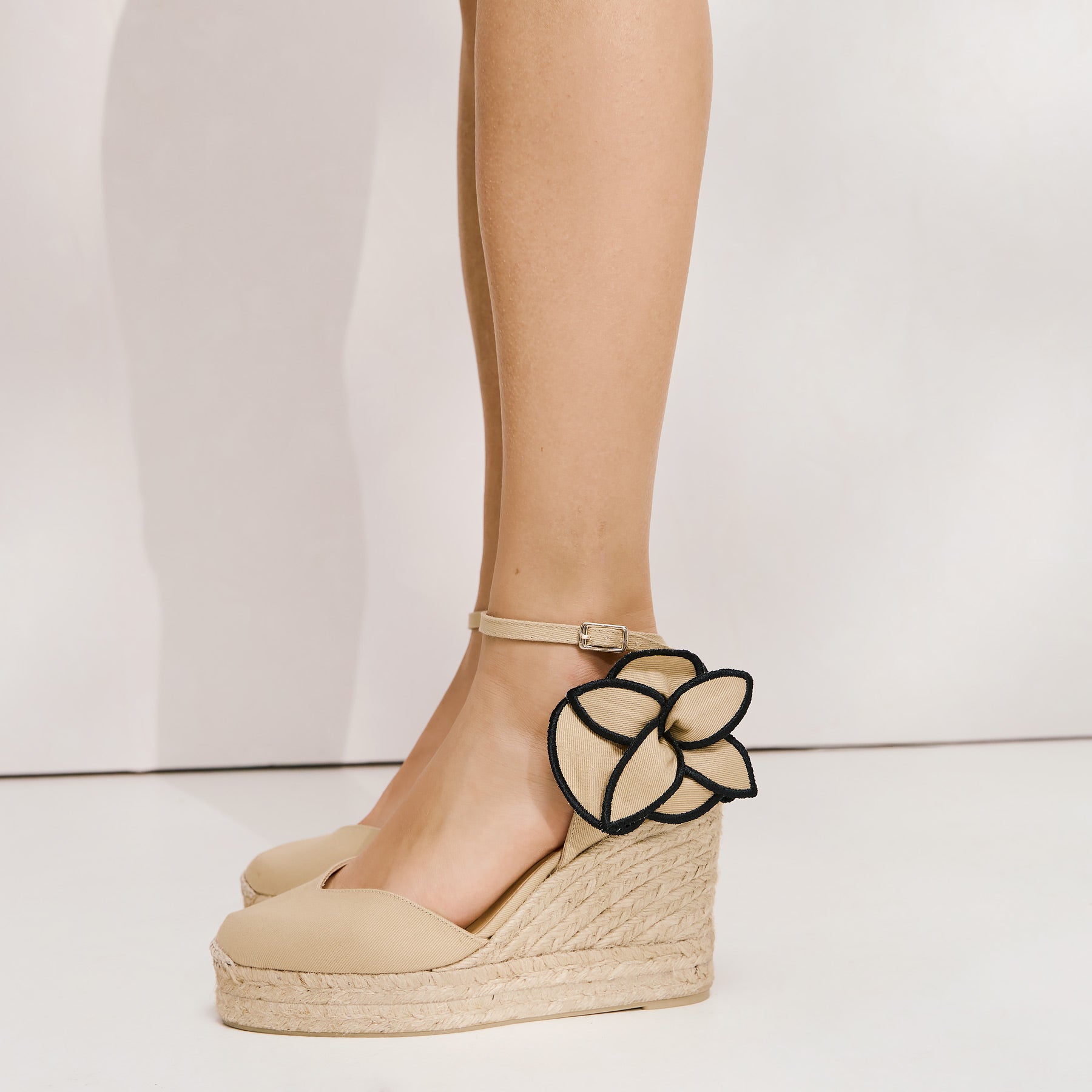 CASTANER Πλατφόρμες Εσπαντρίγιες με Λουλούδι - Saud