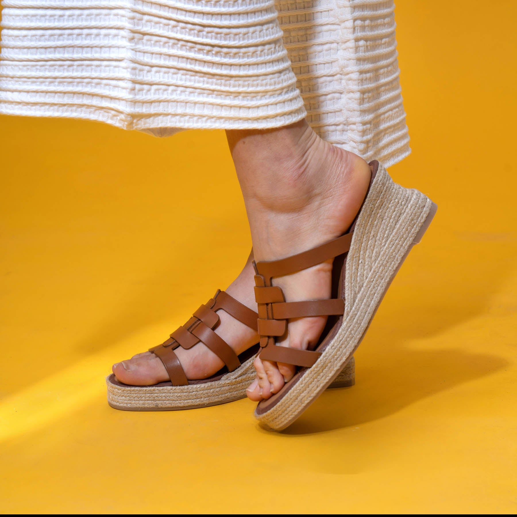 Casteller 955 Mules με Πλατφόρμα Τύπου Εσπαντρίγια - Ταμπά