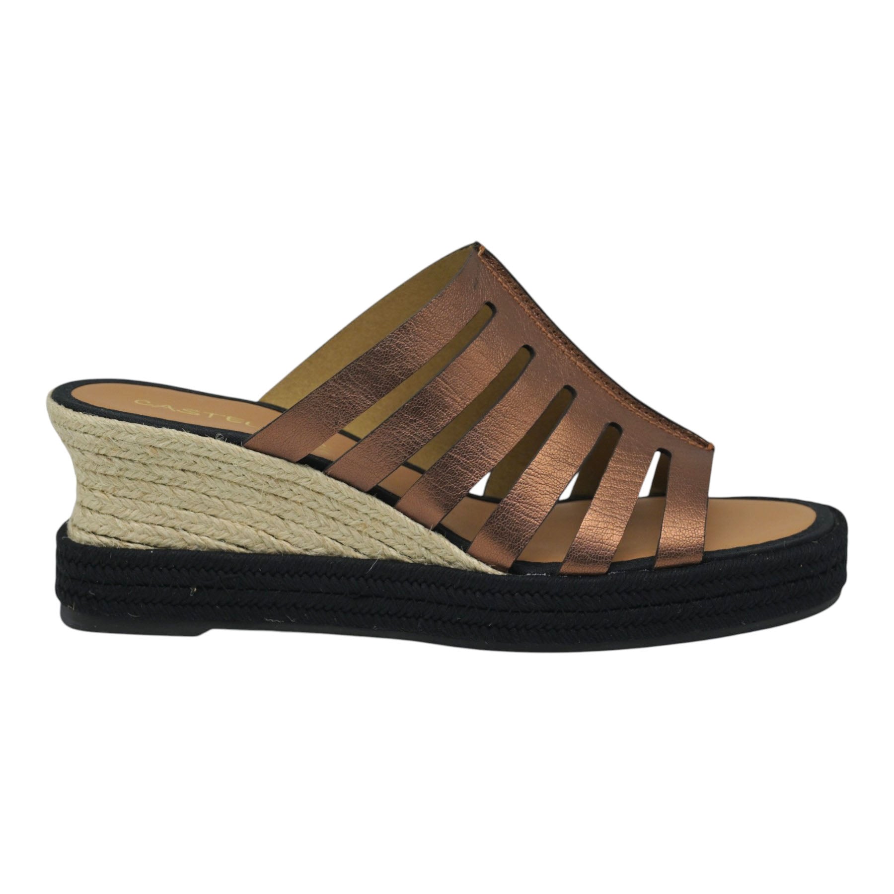Casteller 955 Mules με Ανοίγματα - Μπρονζέ