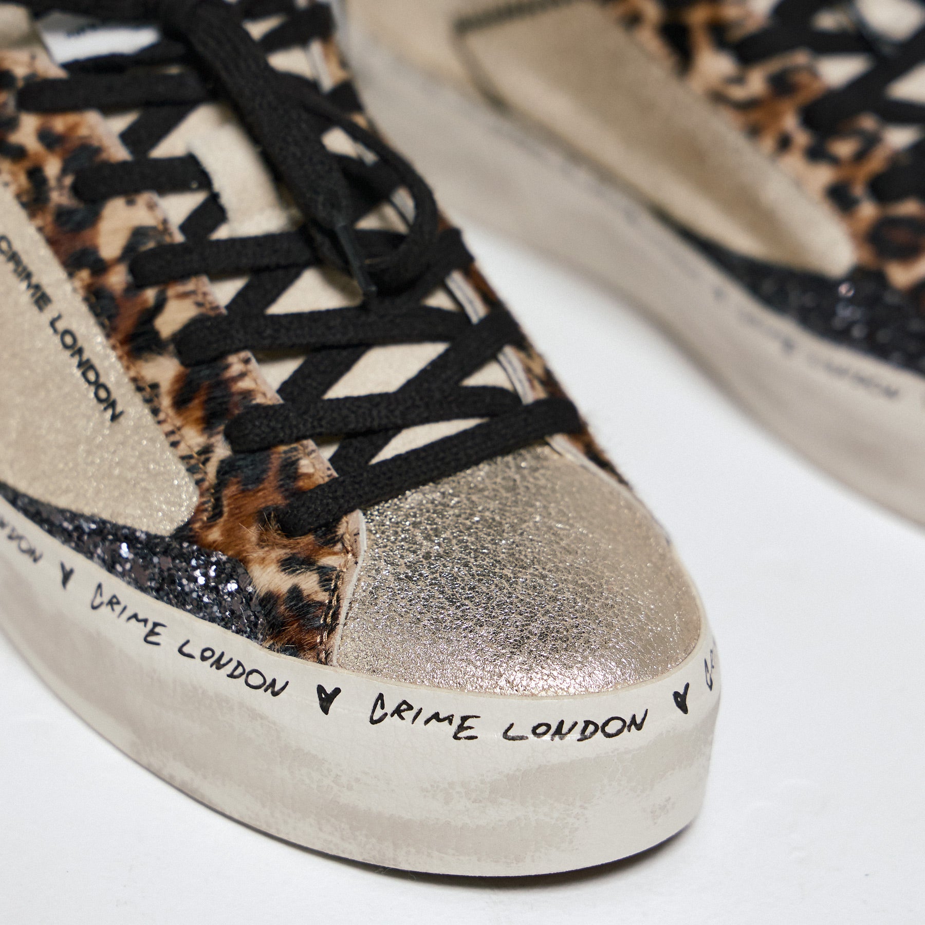 Crime 25071 Sneakers Μεταλλικά - Platino