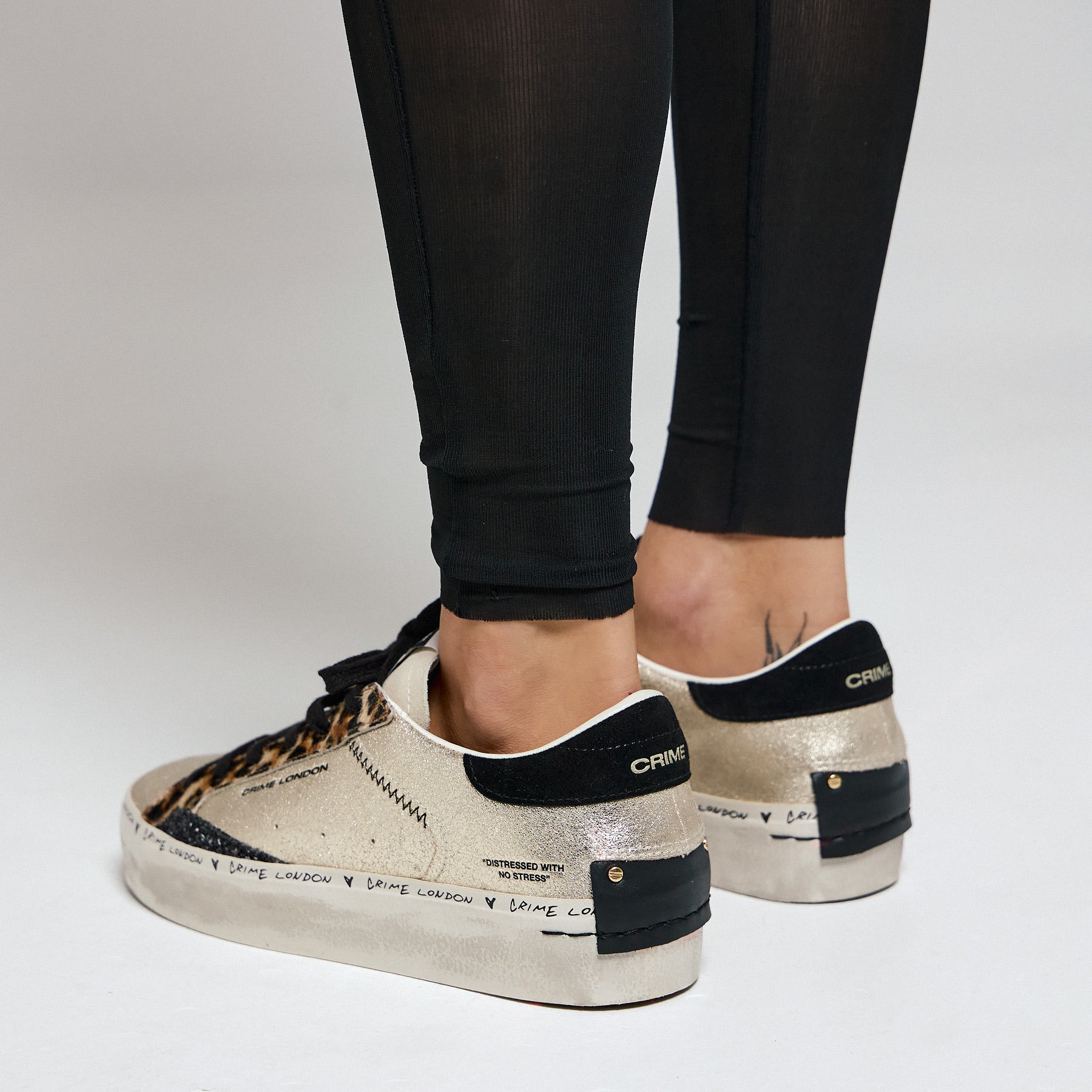 Crime 25071 Sneakers Μεταλλικά - Platino