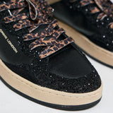 Crime 25205 Sneakers με Glitter - Μαύρα