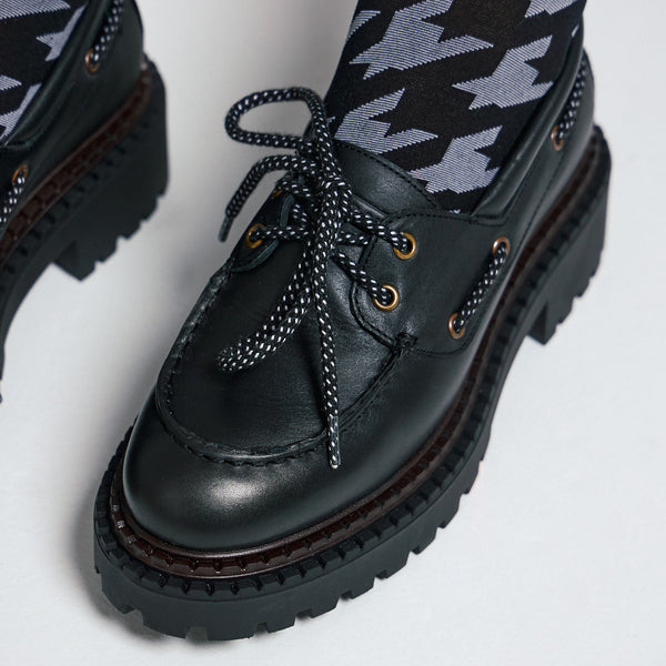 Frau 78L6 Loafers με Chunky Σόλα - Μαύρα