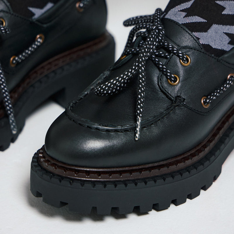 Frau 78L6 Loafers με Chunky Σόλα - Μαύρα