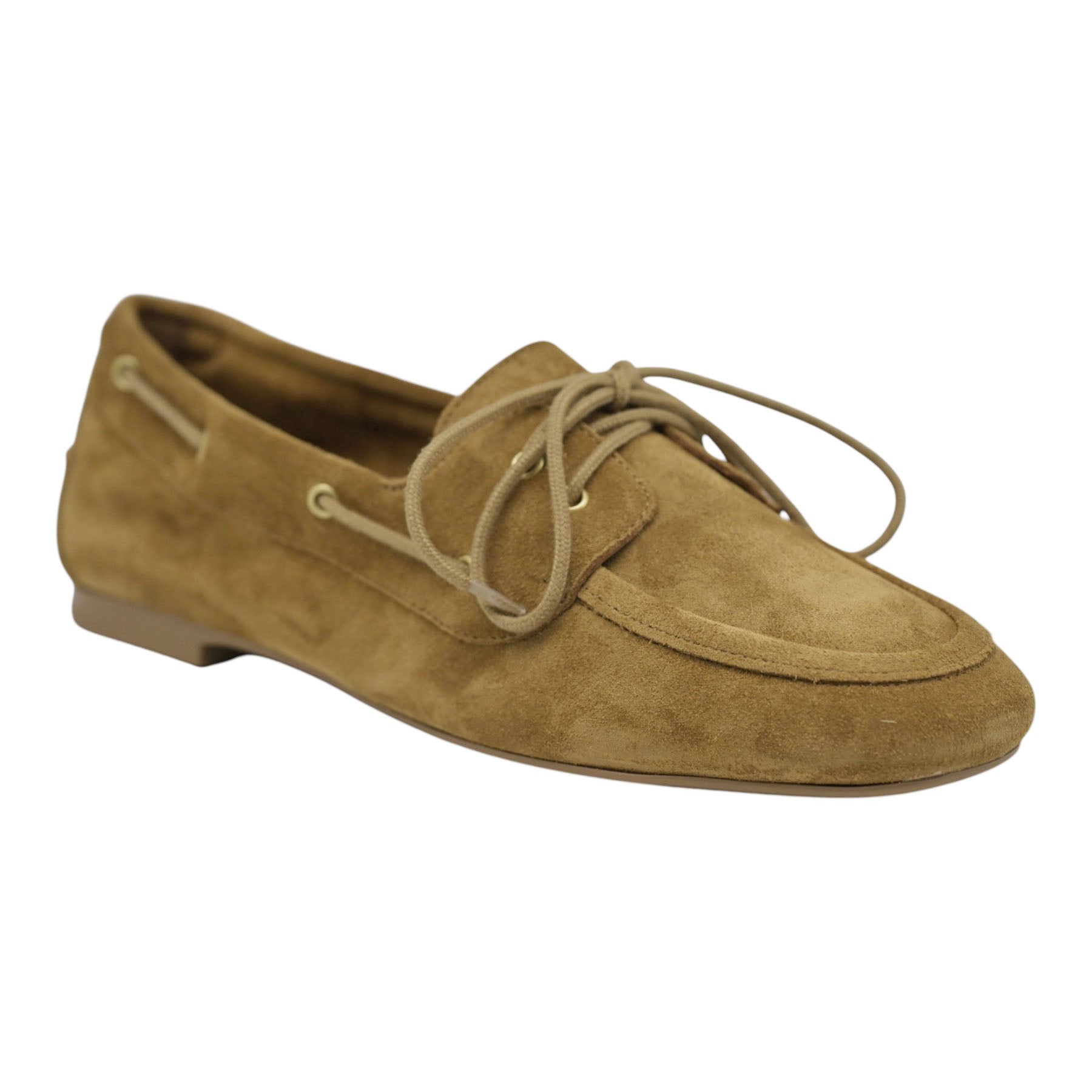 Frau 85Β8 Loafers με Κορδόνι - Κάμελ Σουέντ