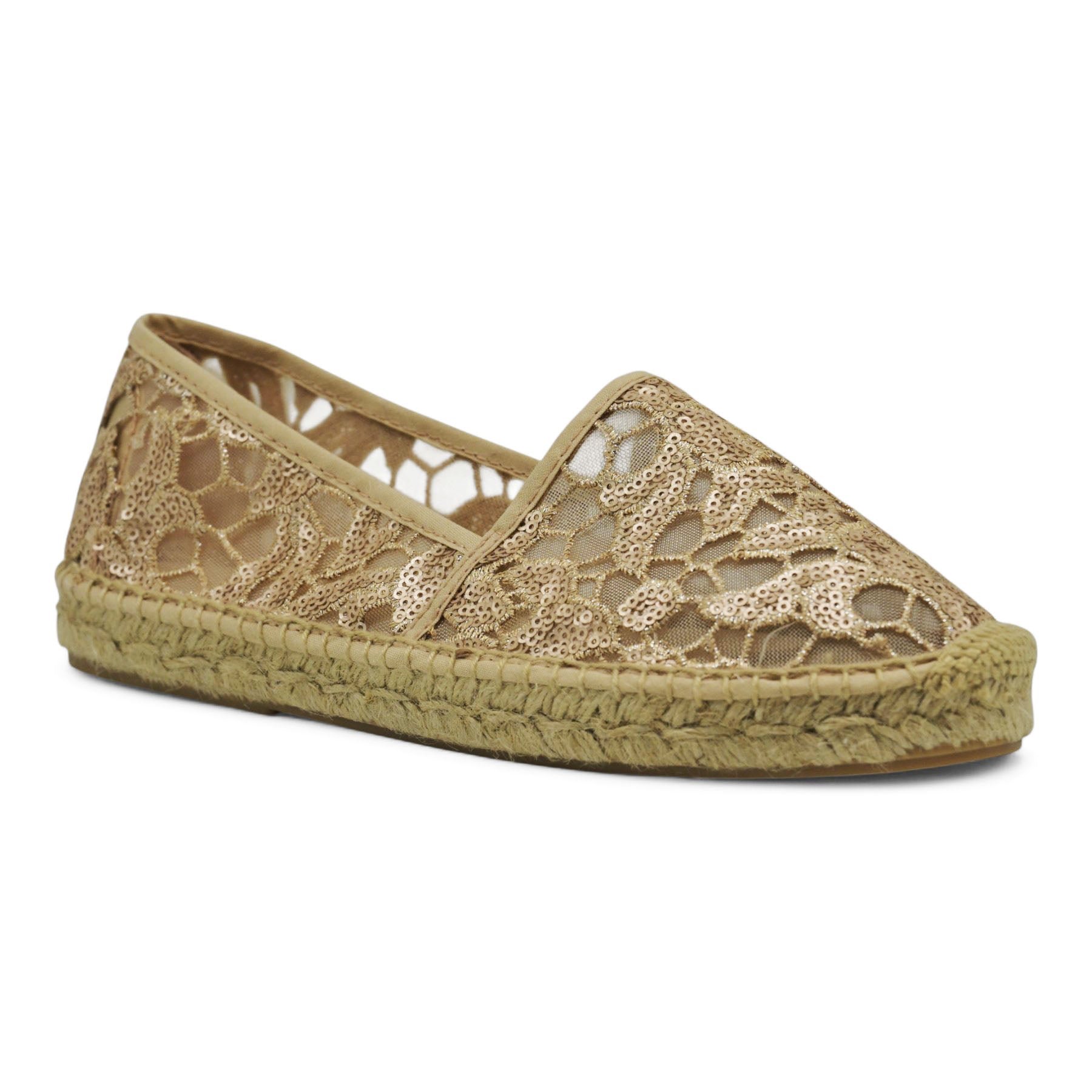 Gabrielle Ledam Celina Φλατ Εσπαντρίγιες με Δαντέλα - Nude