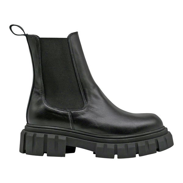 Galleria di Scarpe EDRA 101 Μποτάκια Chelsea με Chunky Σόλα - Μαύρα