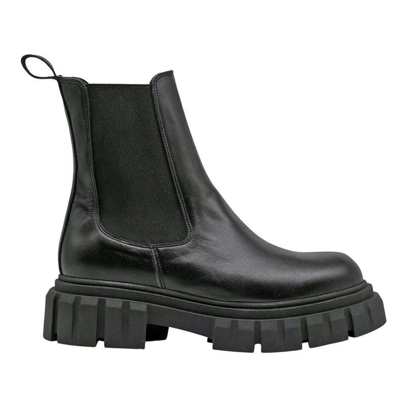 Galleria di Scarpe EDRA 101 Μποτάκια Chelsea με Chunky Σόλα - Μαύρα