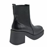 Galleria di Scarpe Lola Μποτάκια Chelsea με Χοντρό Τακούνι - Μαύρα
