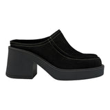 Galleria di Scarpe SAMIE Mules με Χοντρό Τακούνι - Μαύρο Σουέντ
