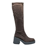 Galleria Di Scarpe Vivie Μπότες Εφαρμοστές με Τακούνι - Καφέ