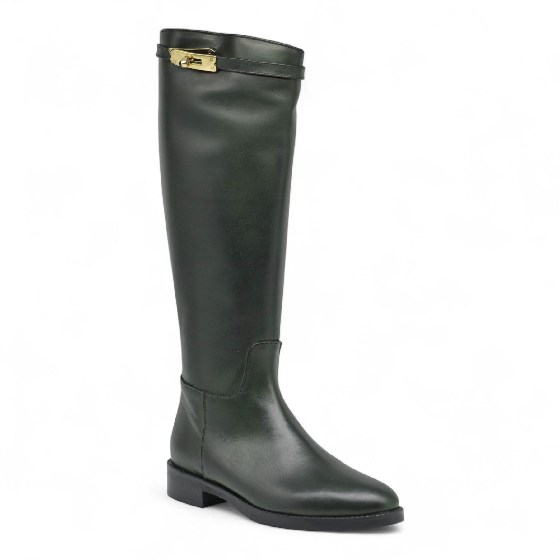 Gianni Crasto 2048 Μπότες Ιππασίας με Αγκράφα - Jade