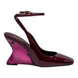 Jeffrey Campbell Favrile Slingback Γόβες με Πλατφόρμα - Μπορντό Λουστρίν