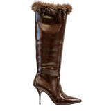 Jeffrey Campbell Hirsute Μπότες Στιλέτο με Εσωτερική Επένδυση - Καφέ