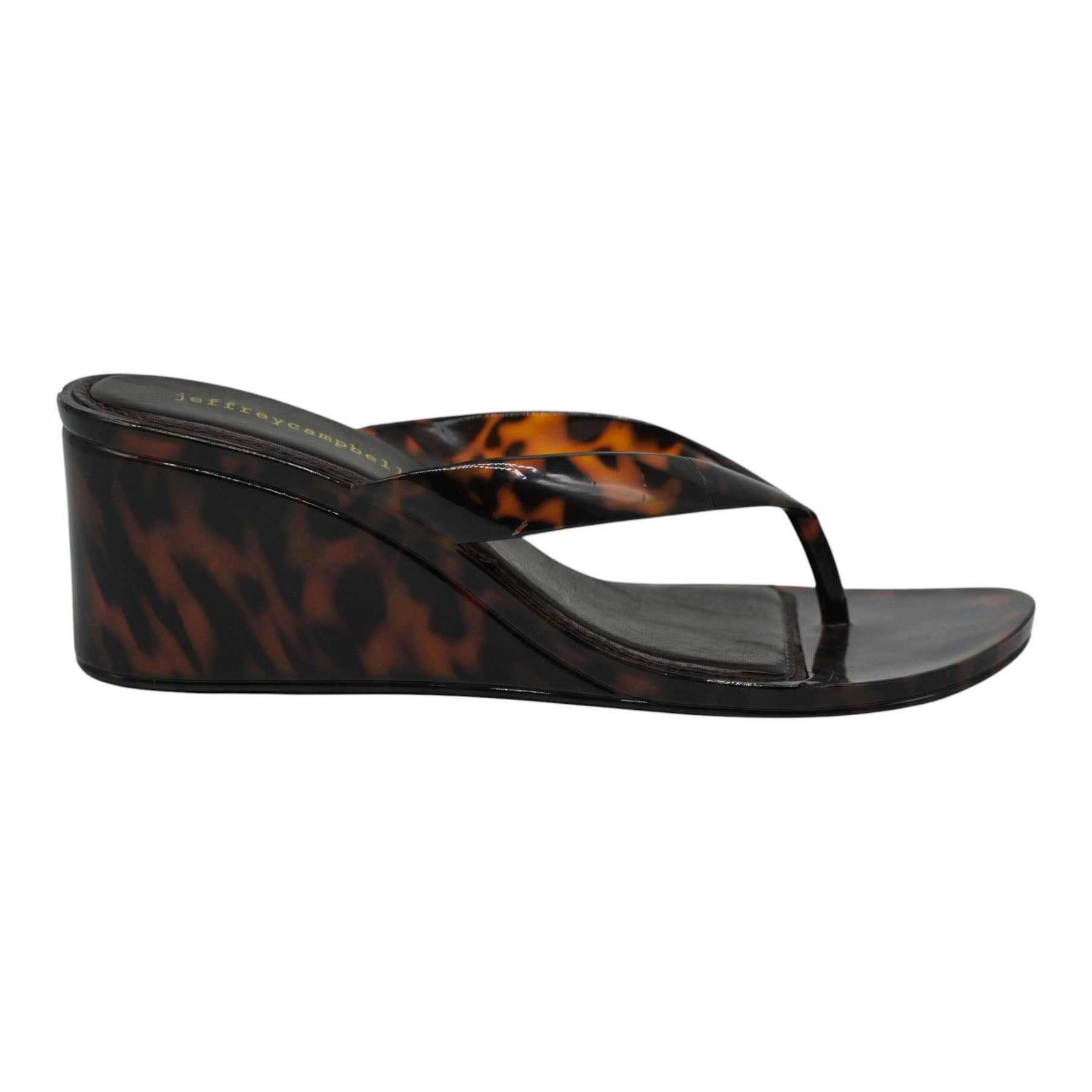 Jeffrey Campbell Gigabyte Mules Jelly με Διχάλα και Καρέ Μύτη - Ταρταρούγα