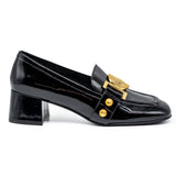 Jeffrey Campbell Lionette Γοβάκια με Αγκράφα & Τρουκς - Μαύρο Λουστρίν