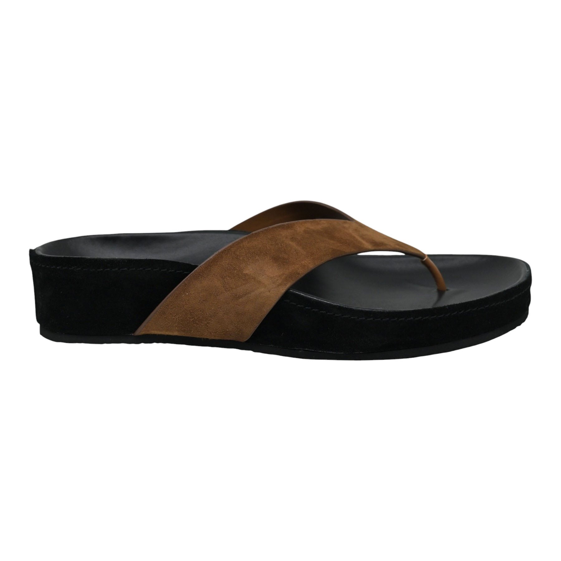 Jeffrey Campbell Relaxer Σανδάλια με Διχάλα - Tan Σουέντ
