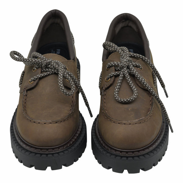Frau 78Ε6 Loafers με Chunky Σόλα - Καφέ
