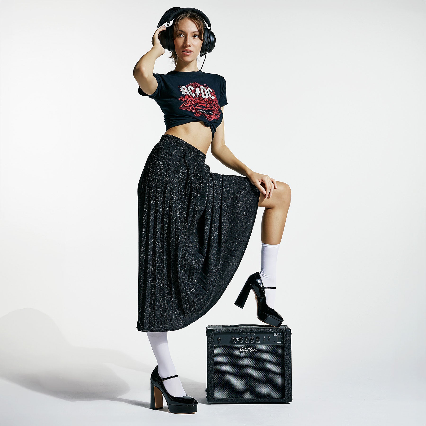 Lola Cruz 092 Γόβες Mary Jane με Φιάπα - Μαύρο Λουστρίν