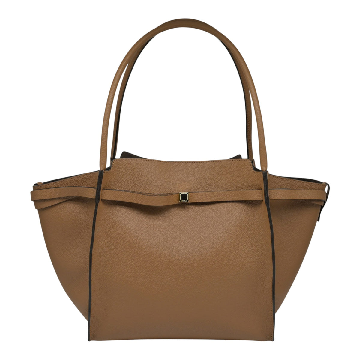 Loristella 3129 Τσάντα Tote με Διακοσμητικό Λουράκι - Cuoio