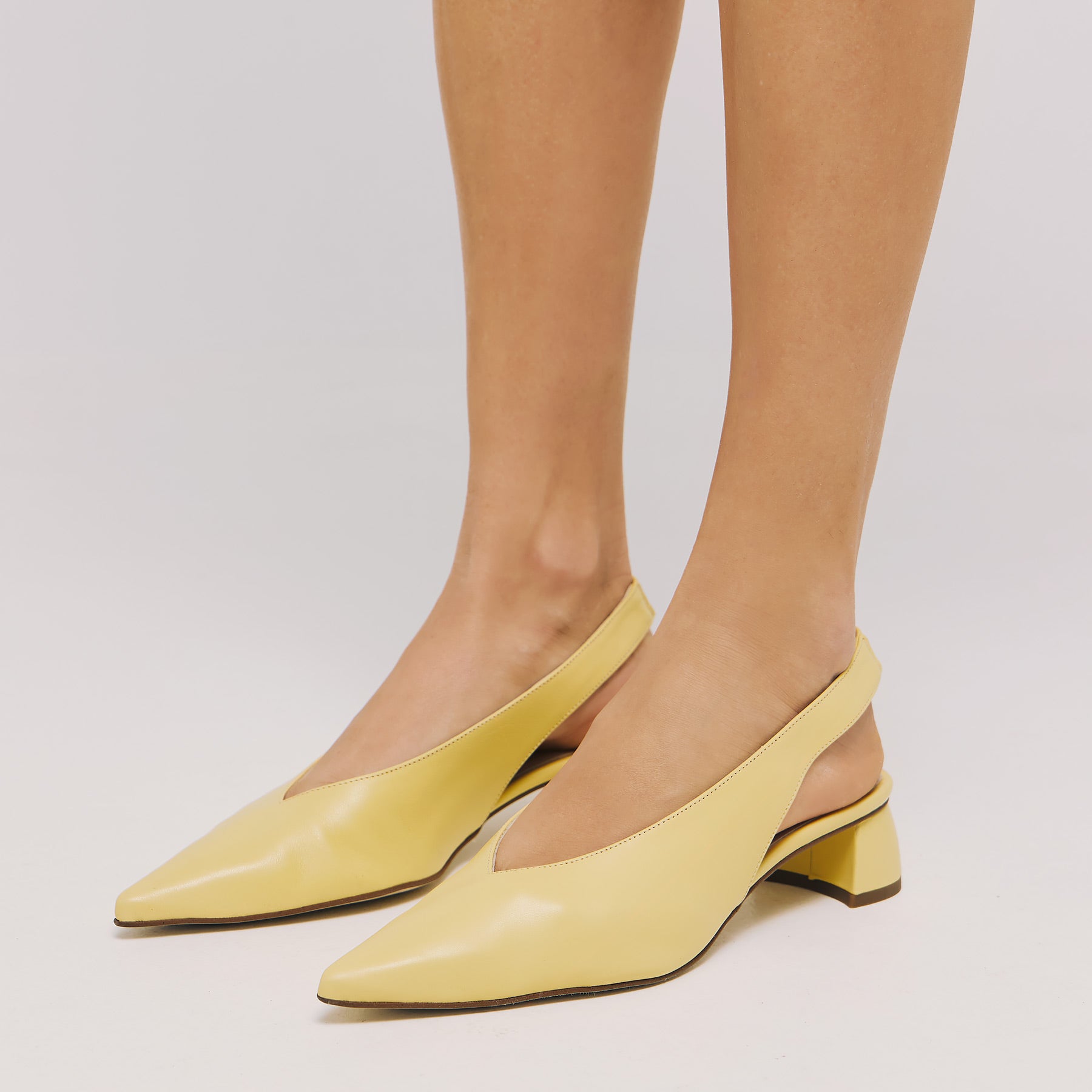 Marian 1203 Slingback Γόβες - Κίτρινο