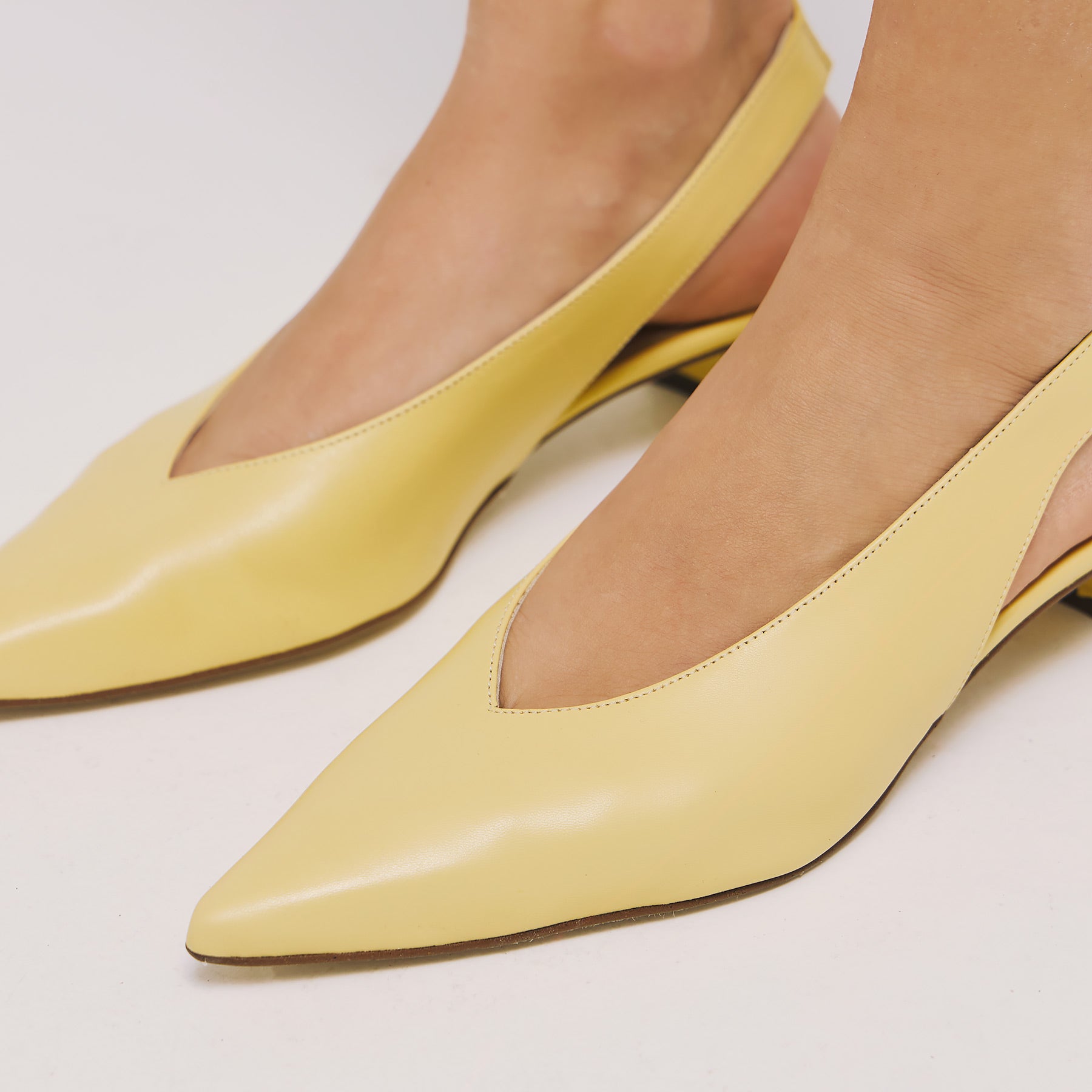 Marian 1203 Slingback Γόβες - Κίτρινο