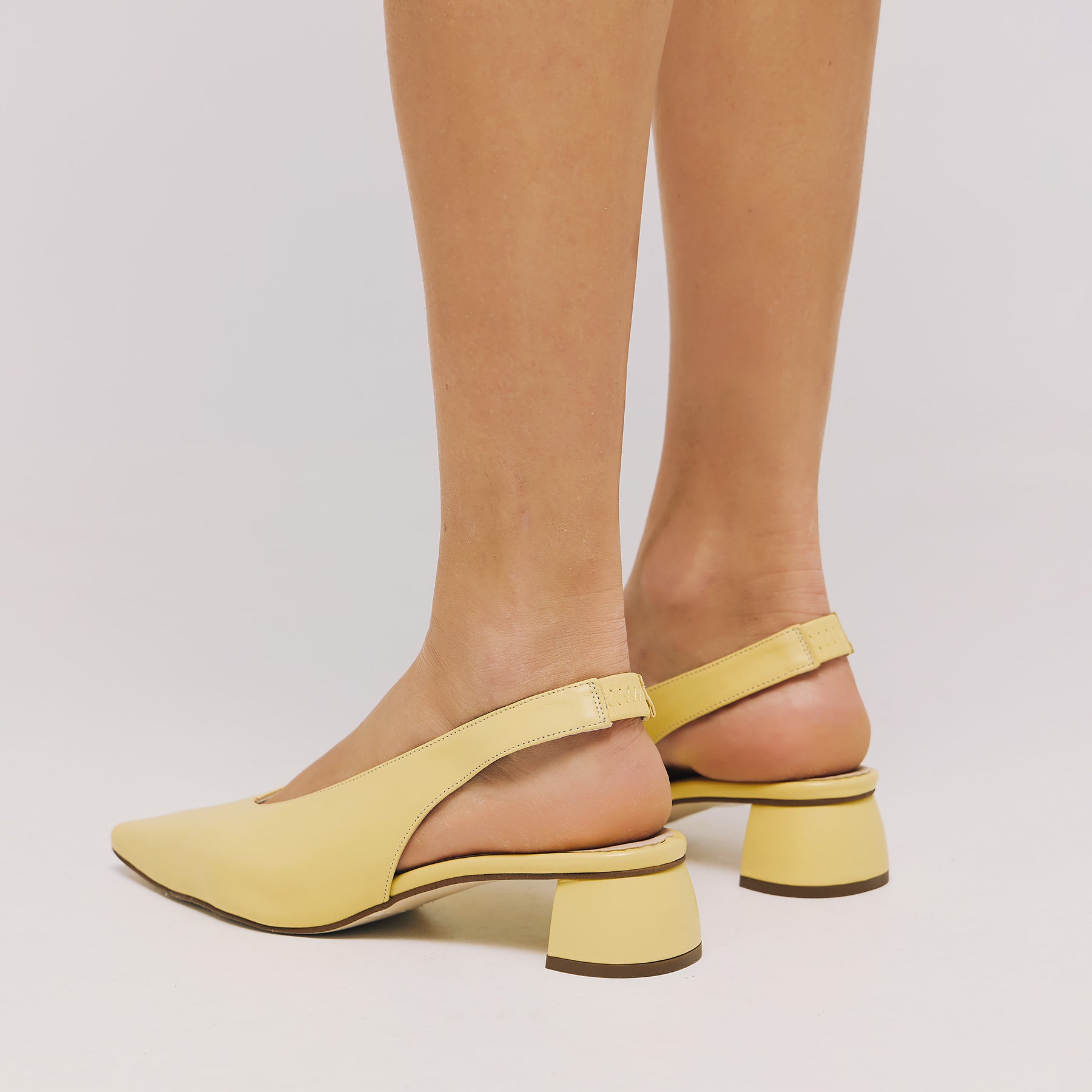 Marian 1203 Slingback Γόβες - Κίτρινο