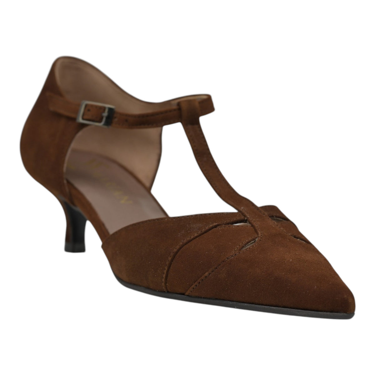 Marian 1302 Γοβάκια Ανάγλυφα με T-strap - &nbsp;Cuero Σουέντ