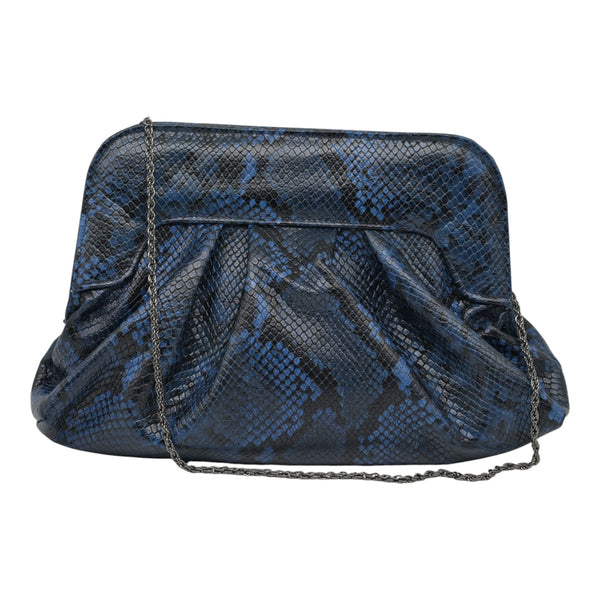 Marian 307 Τσάντα Pouch - Μπλε Δέρμα