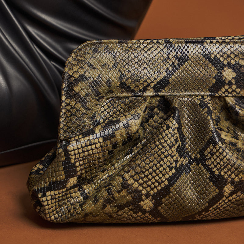 Marian 307 Τσάντα Pouch - Kaki Δέρμα