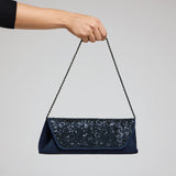 Marian 310 Τσάντα Φάκελος - Μπλε Σουέντ