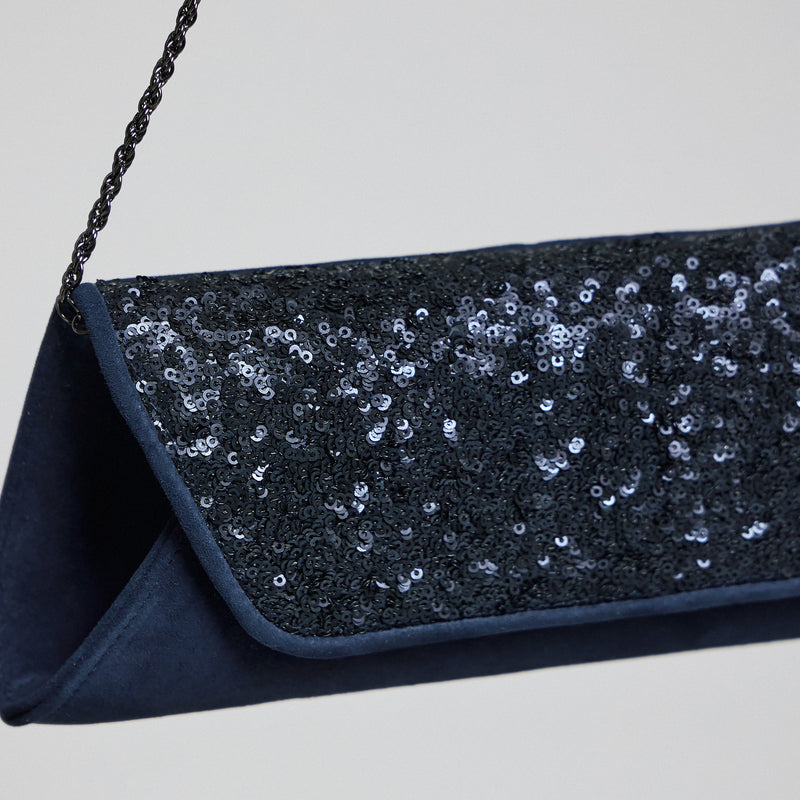 Marian 310 Τσάντα Φάκελος - Μπλε Σουέντ