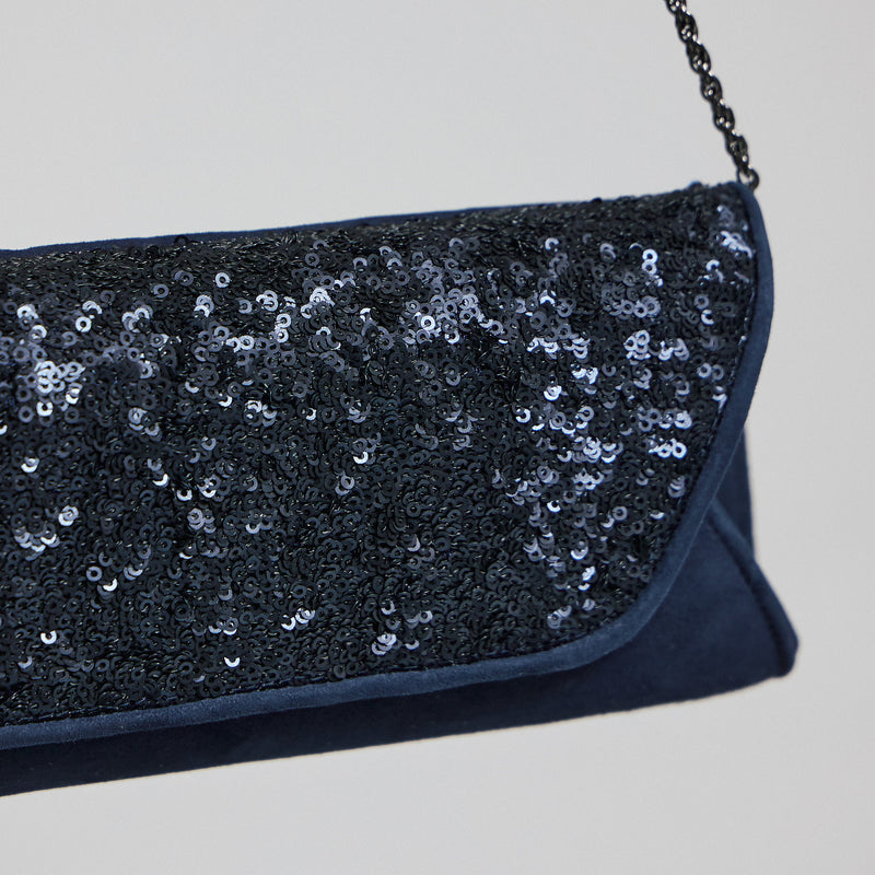 Marian 310 Τσάντα Φάκελος - Μπλε Σουέντ