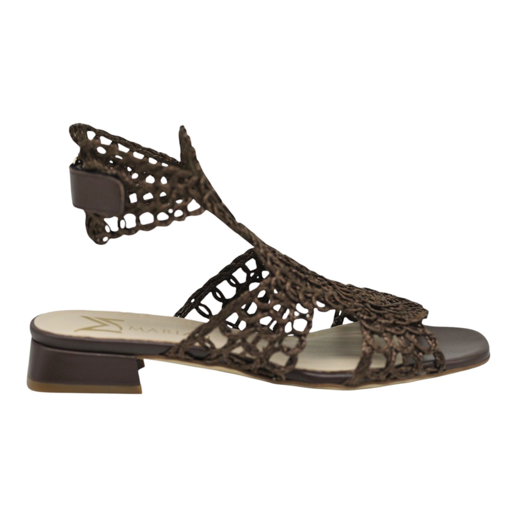 Marian 50405 Σανδάλια Slingback Πλεκτά - Καφέ