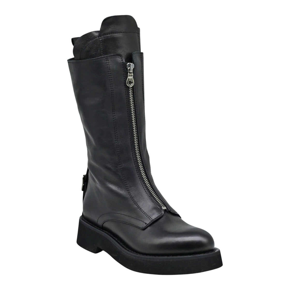 Mimmu M112-53 Μπότες Biker με Φερμουάρ - Μαύρες