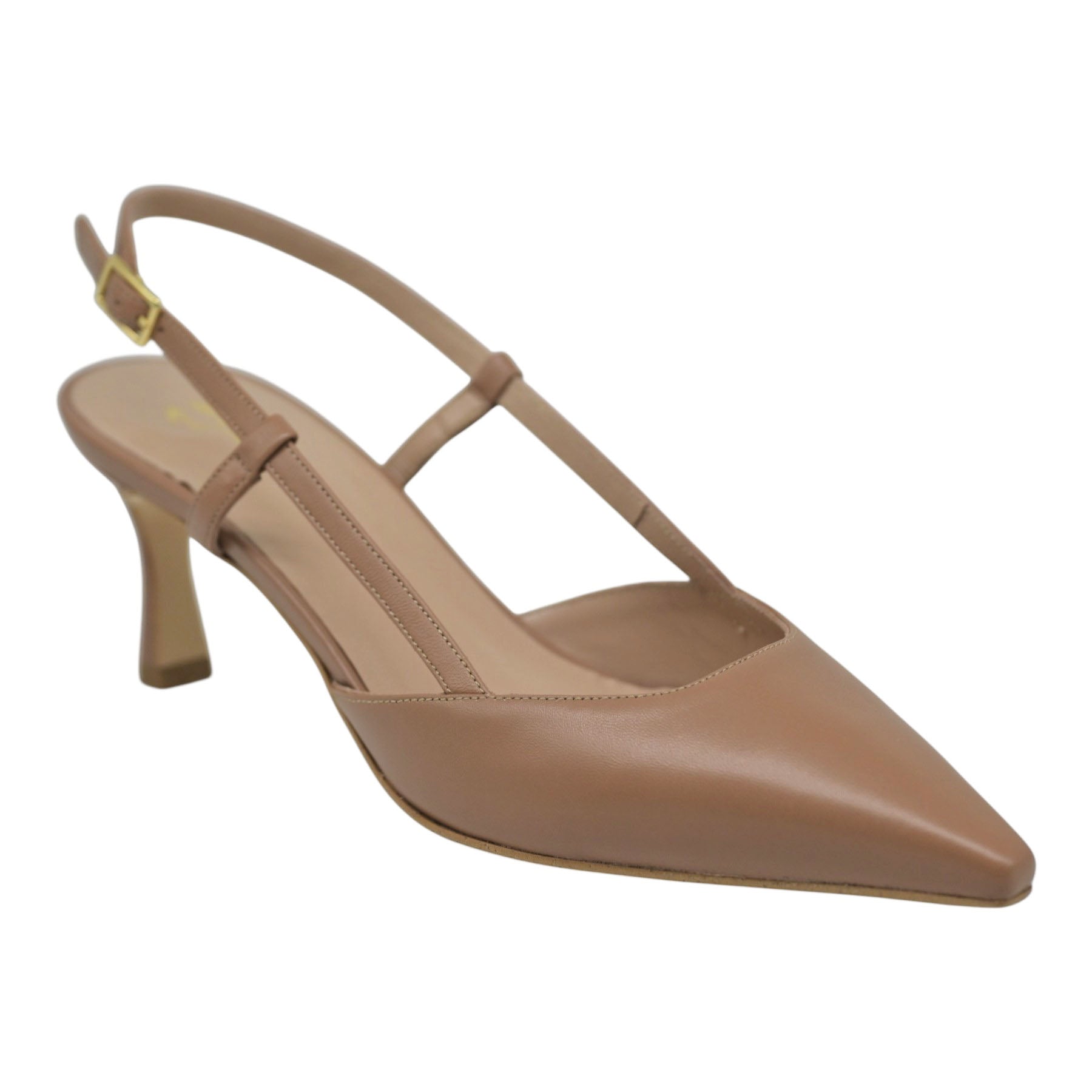 Mourtzi 56106 Γοβάκια Slingback με Λουράκια - Bisquit
