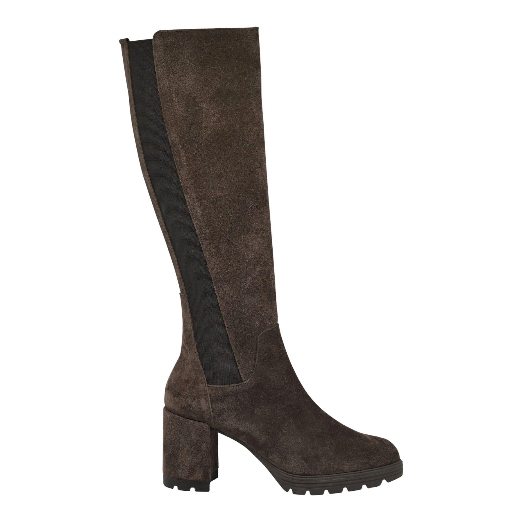 Mourtzi 67013 Μπότες με Λάστιχο στο Πλάι - Καφέ Σουέντ