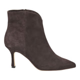 Mourtzi 71426 Μποτάκια Αστραγάλου με Τακούνι - Καφέ Σουέντ