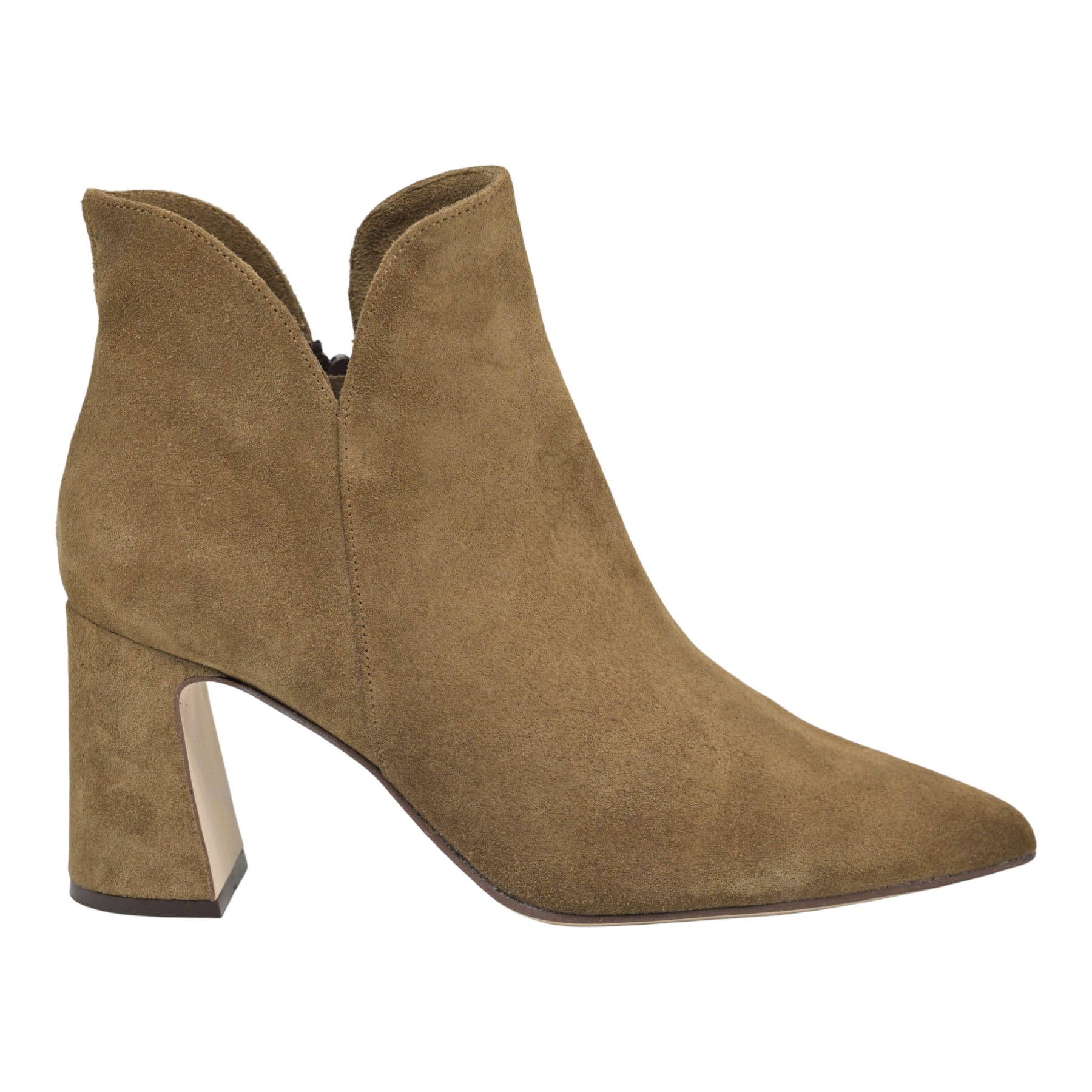 Mourtzi 714Z05 Μποτάκια Αστραγάλου με Μύτη - Bisquit Σουέντ