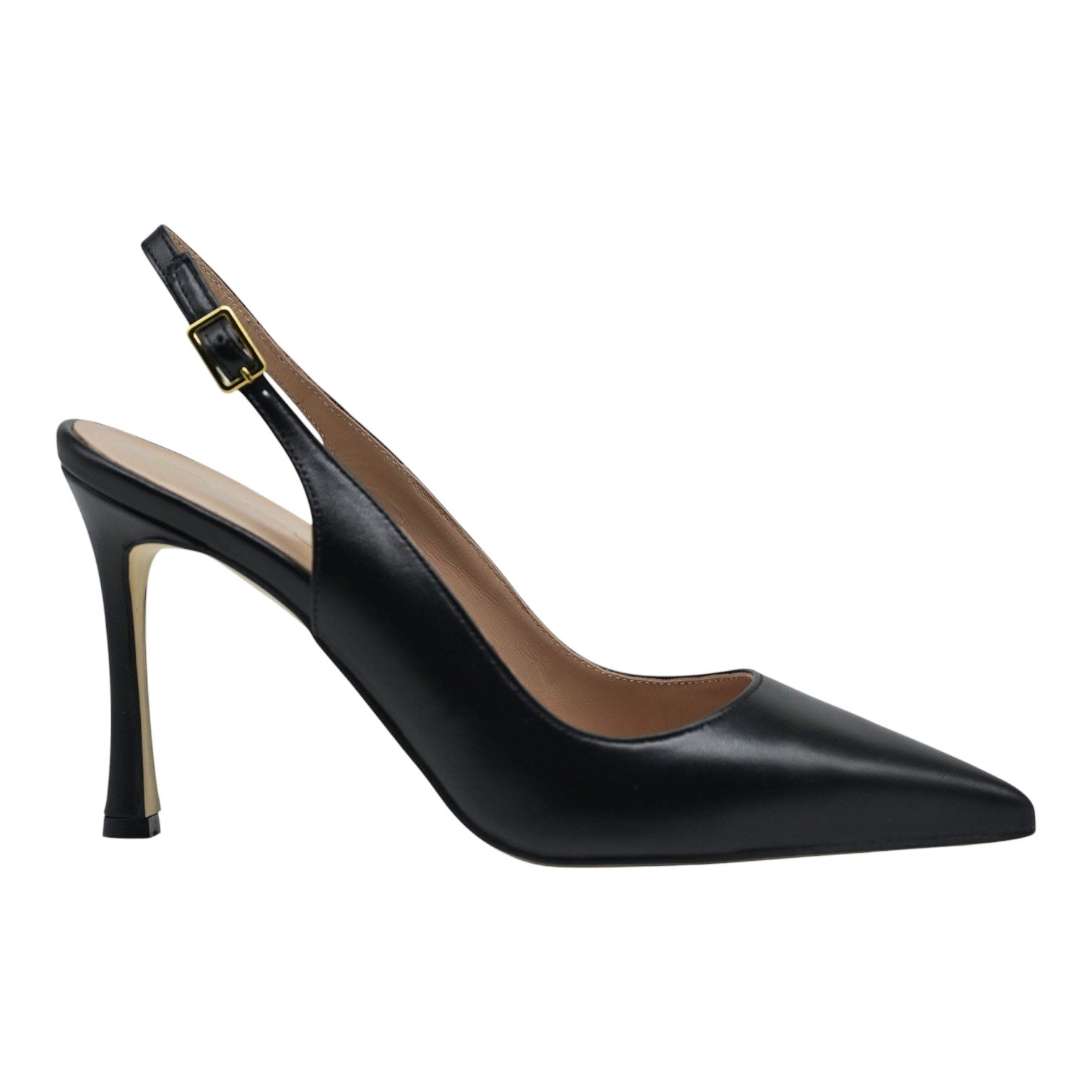 Mourtzi 85702 Γόβες Slingback Κλασικές - Μαύρες