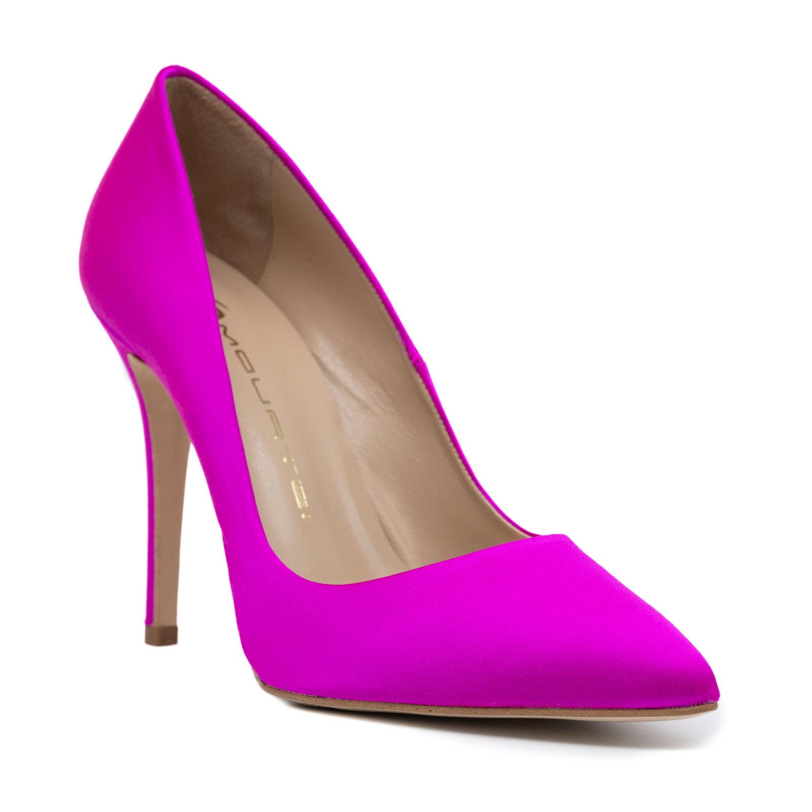 Mourtzi 100400S Γόβες Στιλέτο - Φουξ Σατέν – galleria di scarpe