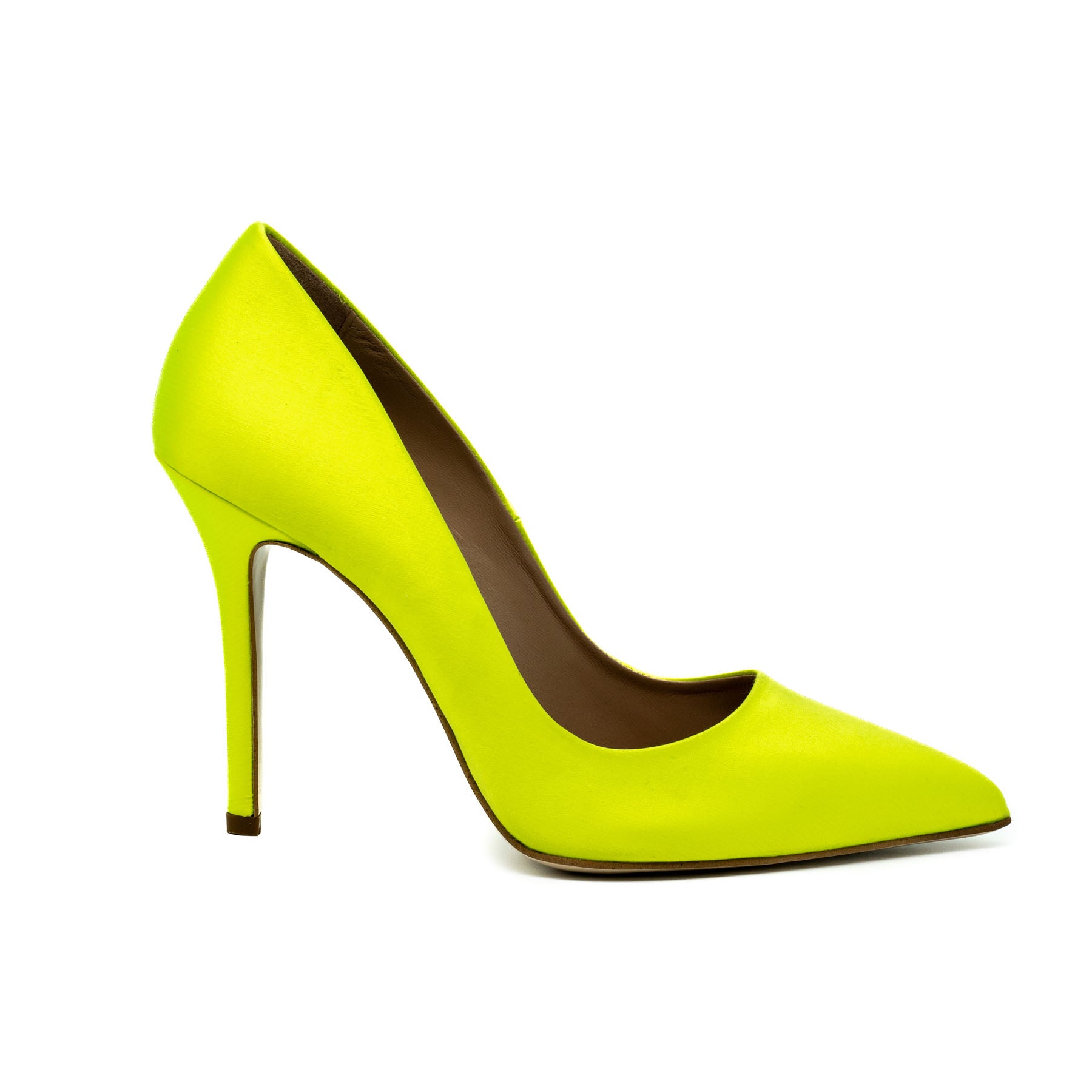 Mourtzi 100400S Γόβες Στιλέτο - Lime Σατέν