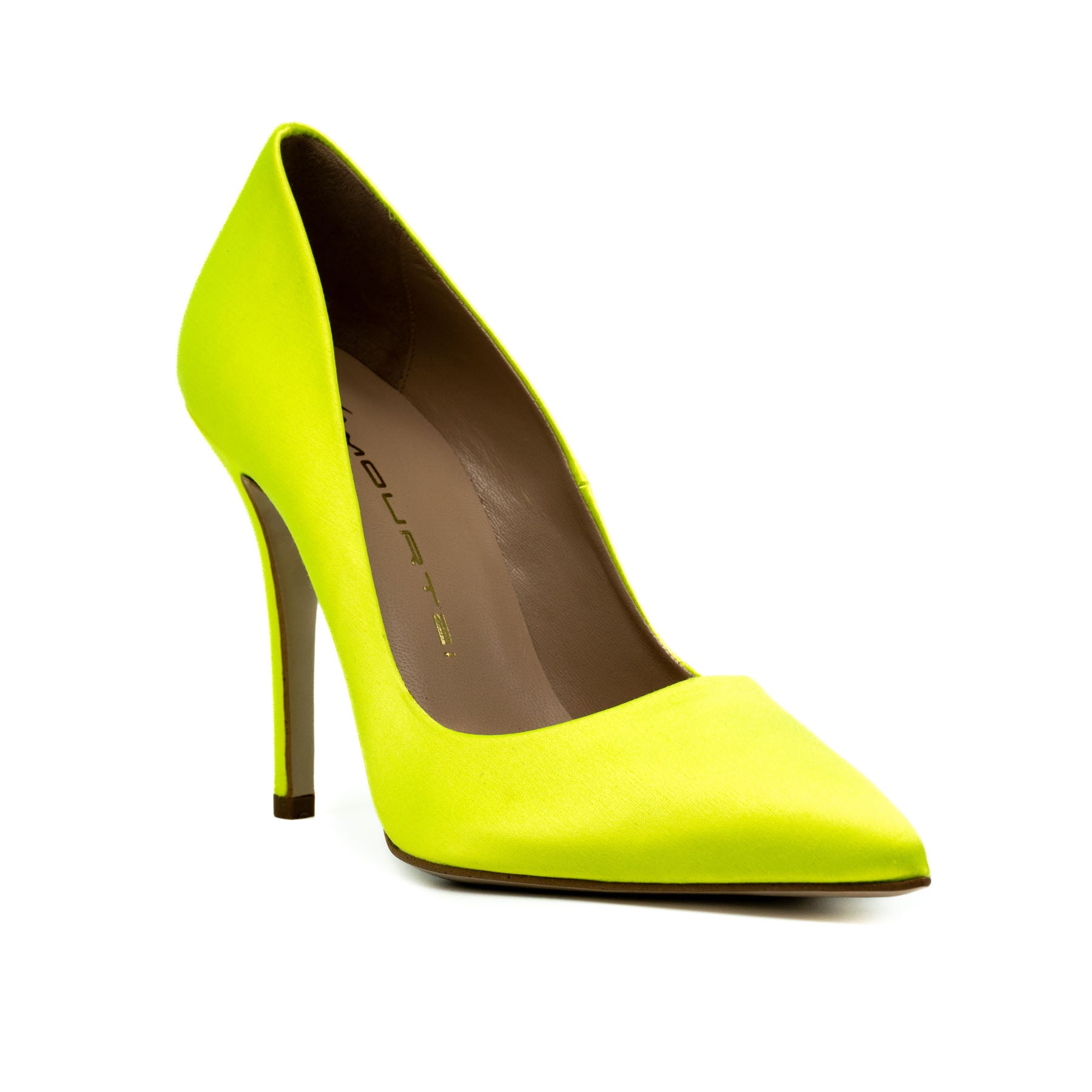 Mourtzi 100400S Γόβες Στιλέτο - Lime Σατέν